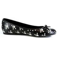 Ellie Shoes Glow In The Dark Skull Ballet Flat. Women
