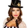Roma Costume Top Hat With Pocket Watch
