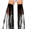 JValentine Jingle Bell Black Fringe Leggings ACCESORIES