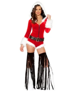 JValentine Jingle Bell Black Fringe Leggings ACCESORIES
