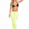 Espiral Neon Wet Look Leggings