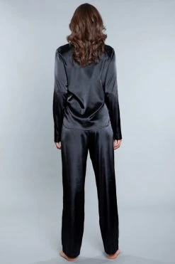 Be Wicked SLEEPWEAR Tessa Satin Set Black