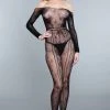 Be Wicked LINGERIE Silent Movies Bodystocking
