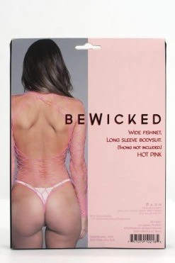Be Wicked Dancing All Night Bodystocking Hot Pink Tops