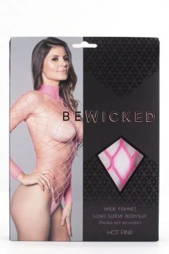 Be Wicked Dancing All Night Bodystocking Hot Pink Tops