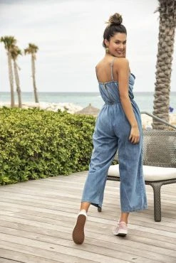 Espiral Blue Stripes Jumpsuit