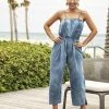 Espiral Blue Stripes Jumpsuit