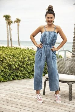 Espiral Blue Stripes Jumpsuit