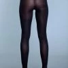 Be Wicked Hosiery Perfect Nylon Pantyhose Black