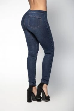 Espiral CLOTHING Butt Lifting Jeans With Side Zipper