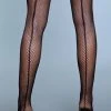 Be Wicked Great Catch Thigh Highs Black