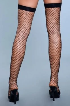 Be Wicked Hosiery Catch Me If You Can Thigh Highs Black