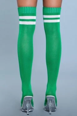 Be Wicked Going Pro Thigh Highs Green