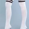 Be Wicked Going Pro Thigh Highs White