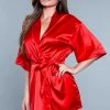 Be Wicked Home Alone Robe Red LINGERIE
