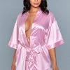 Be Wicked Getting Ready Robe Rose LINGERIE