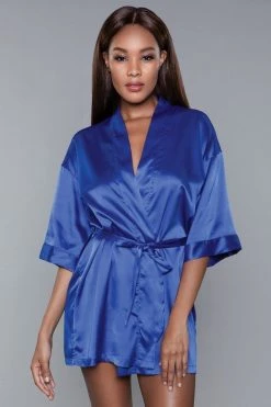Be Wicked Getting Ready Robe Blue