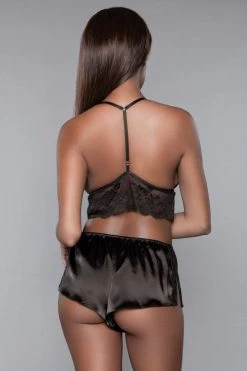 Be Wicked Liliana Cami And Short Set Black