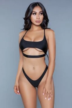 Be Wicked Gianna 2 Piece Swimsuit Black SWIMWEAR