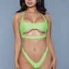 Be Wicked SWIMWEAR Gianna 2 Piece Swimsuit Neon Yellow