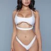 Be Wicked Gianna 2 Piece Swimsuit White