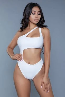 Be Wicked Quinn One Piece Swimsuit White
