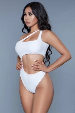 Be Wicked Quinn One Piece Swimsuit White