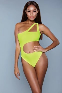 Be Wicked Quinn One Piece Swimsuit Yellow SWIMWEAR