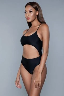 Be Wicked Alina One Piece Swimsuit Black