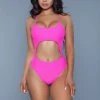 Be Wicked Alina One Piece Swimsuit Pink