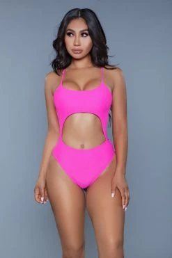 Be Wicked Alina One Piece Swimsuit Pink