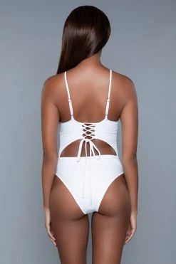 Be Wicked Alina One Piece Swimsuit White