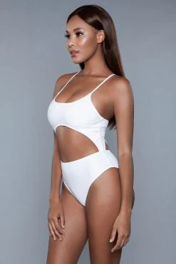 Be Wicked Alina One Piece Swimsuit White
