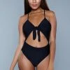 Be Wicked SWIMWEAR Delaney One Piece Swimsuit Black