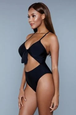 Be Wicked SWIMWEAR Delaney One Piece Swimsuit Black