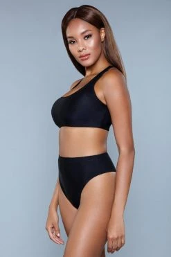 Be Wicked SWIMWEAR Vera 2 Piece Bikini Set Black
