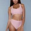 Be Wicked Vera 2 Piece Bikini Set Pink SWIMWEAR