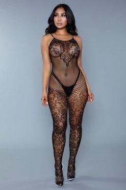 Be Wicked Cant Get Enough Body Stocking LINGERIE