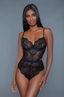 Be Wicked Bettany Black Bodysuit