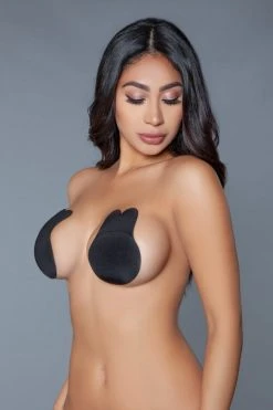 Be Wicked Black Bunny Self-Adhesive Nipple Cover LINGERIE