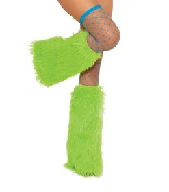 Elegant Moments RAVE & FESTIVAL Furry Leg Warmers