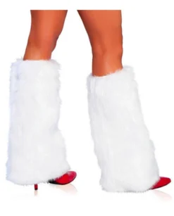 Roma Costume Faux Fur Leg Warmers ACCESORIES
