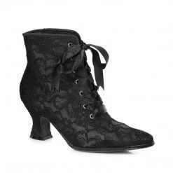 Ellie Shoes Lace Ankle Boot With Laces