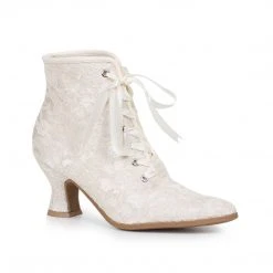 Ellie Shoes Lace Ankle Boot With Laces