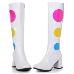 Ellie Shoes Knee High Boot With Dots