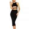 Roma Costume Underboob Cutout Bodycon Mini Dress CLOTHING