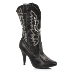 Ellie Shoes High Heel Ankle Cowgirl Boot