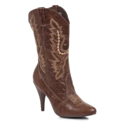 Ellie Shoes High Heel Ankle Cowgirl Boot