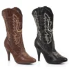 Ellie Shoes High Heel Ankle Cowgirl Boot