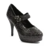 Ellie Shoes Double Strap Glitter Mary Jane